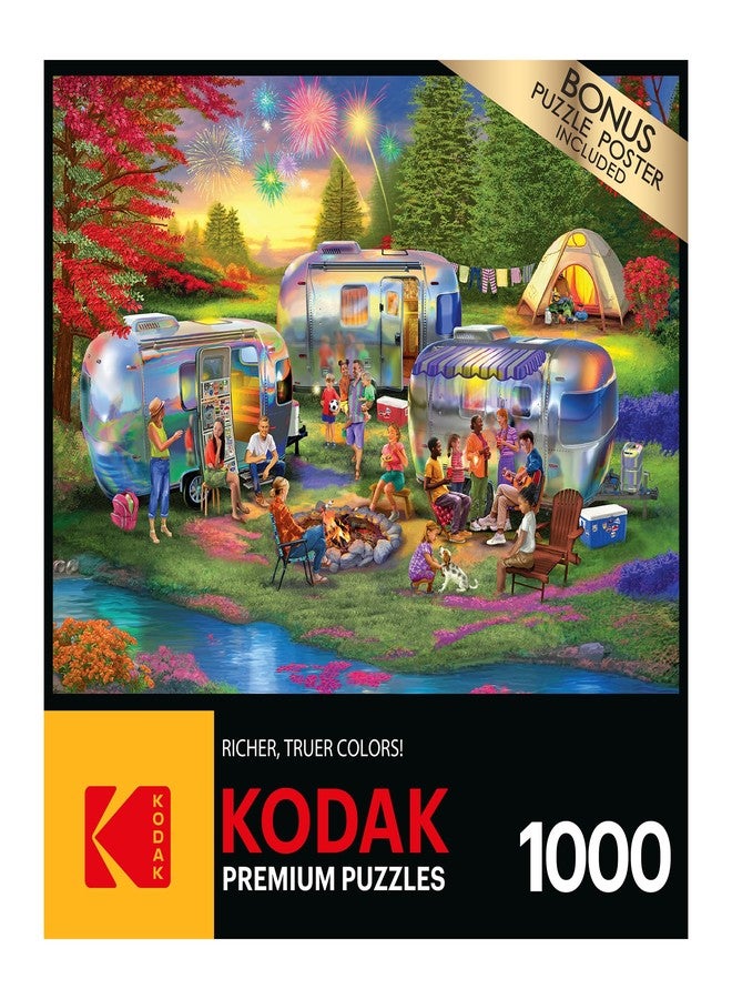 Rose Art - Kodak Premium - Shiny Happy Campers - 1000 Piece Jigsaw Puzzle for Adults - Image 4