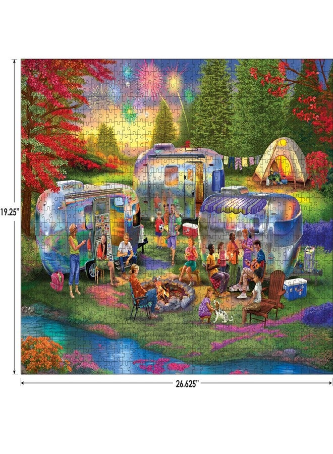 Rose Art - Kodak Premium - Shiny Happy Campers - 1000 Piece Jigsaw Puzzle for Adults - Image 3