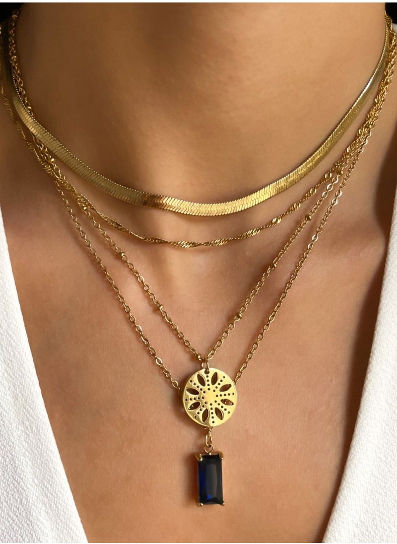 Clé de Lune Snake Necklace  - Image 2