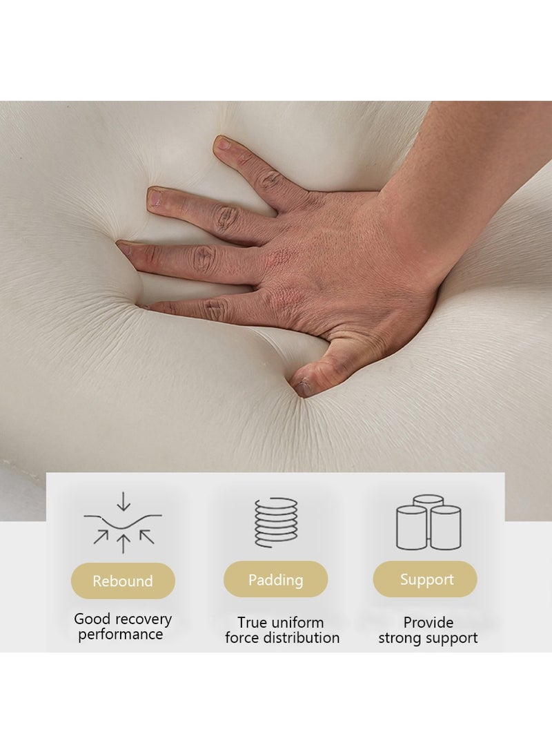 Orthopedic Memory Foam Neck Pillow - Slow Rebound for Deep Sleep | Ergonomic Cervical Support | Breathable, Anti-Bacterial & Dust Mite Resistant | Hypoallergenic & Cloud-Like Comfort - Image 4