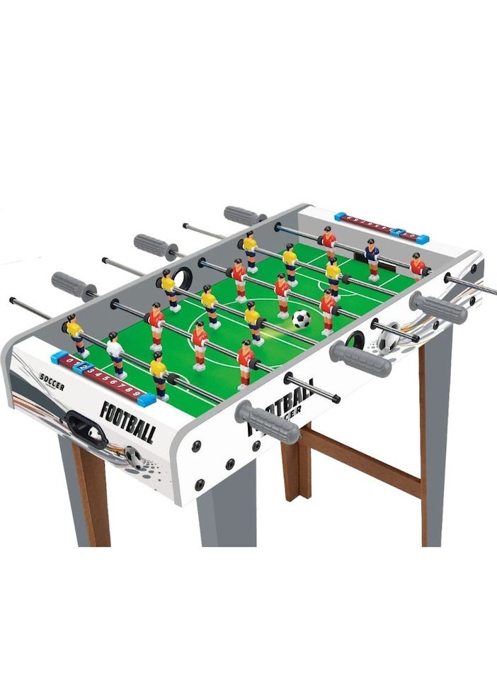 لعبة كرة قدم الطاولة فووسبال للأطفال والكبار - متعة عائلية داخلية مع كرتين - Image 1