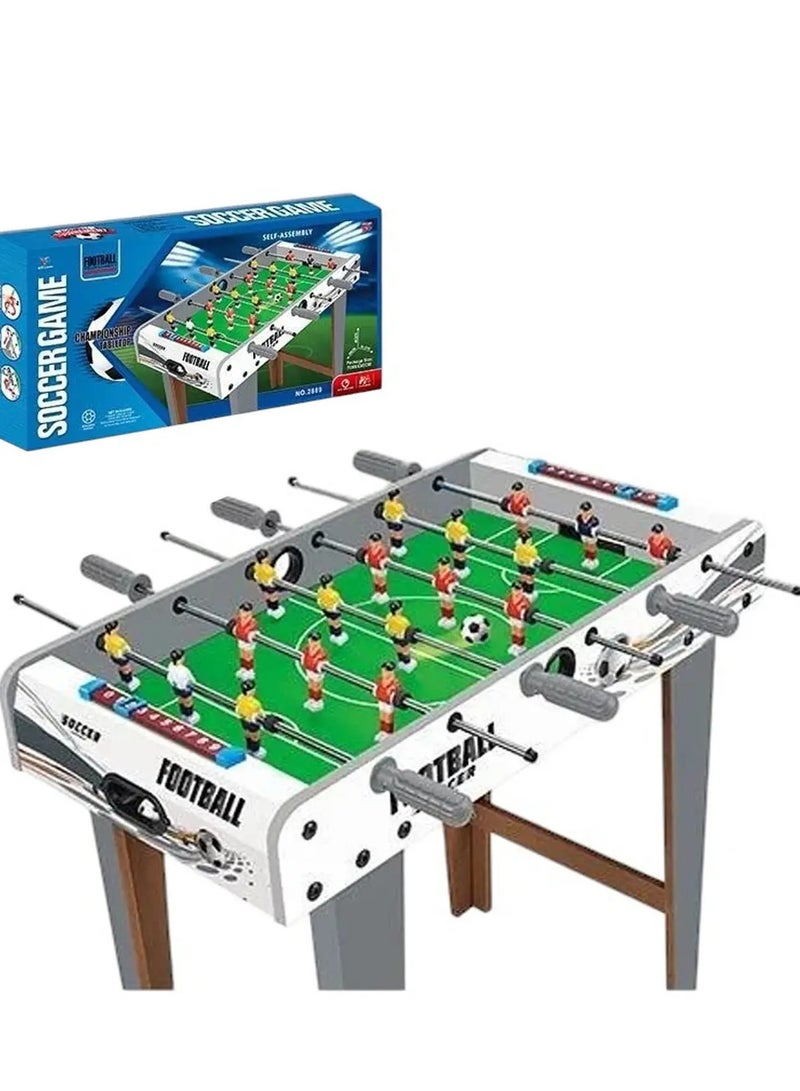 لعبة كرة قدم الطاولة فووسبال للأطفال والكبار - متعة عائلية داخلية مع كرتين - Image 2