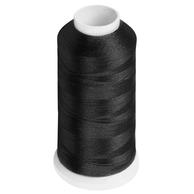 ANMINY Bonded Nylon N66 Sewing Thread 700 Yards Size 138 T135 420D3 for Leather Denim Hand Machine Craft Shoe Bag Repairing Extra Strong Heavy Duty High Temperature Resistant Waterproof  Black