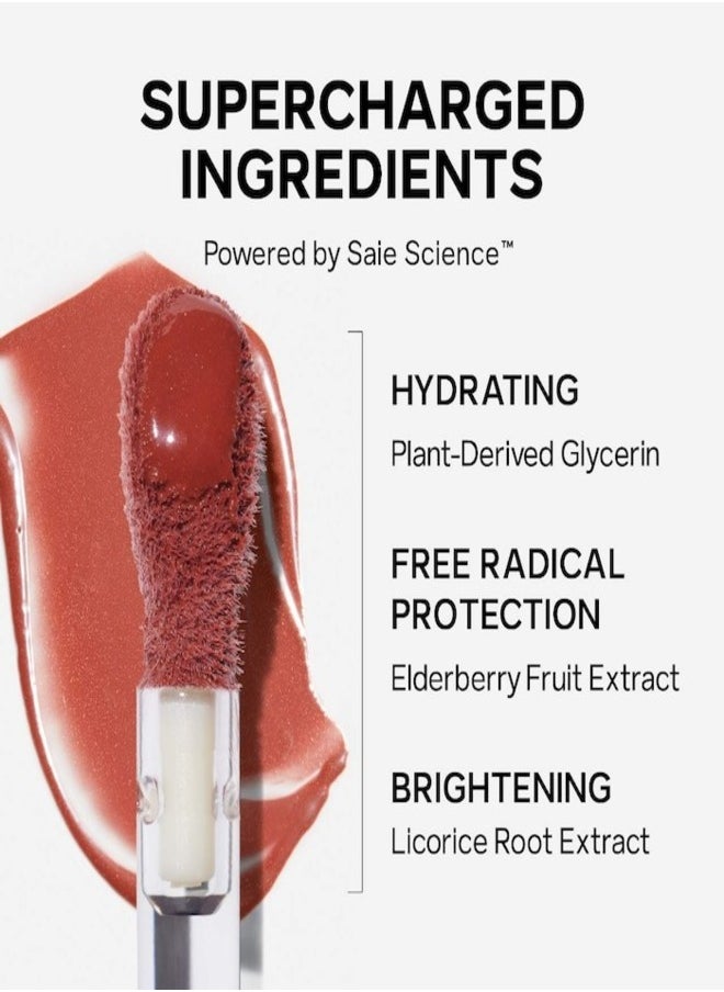 Saie - SAIE  Dew  Blush - Lightweight Blendable Liquid Blush, Baby - cool pale pink 11g for a Natural Glow - Image 1
