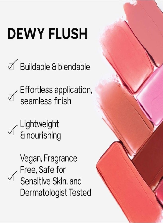 Saie - SAIE  Dew  Blush - Lightweight Blendable Liquid Blush, Baby - cool pale pink 11g for a Natural Glow - Image 1
