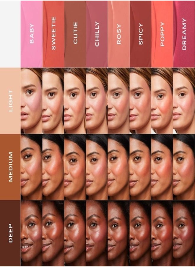 Saie - SAIE  Dew  Blush - Lightweight Blendable Liquid Blush, Baby - cool pale pink 11g for a Natural Glow - Image 1