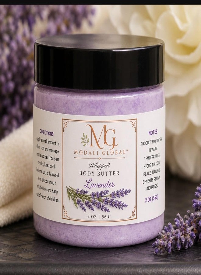 Whipped Body Butter, Lavender Scented, 2 oz - Image 1