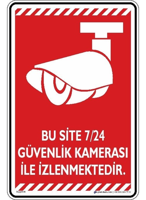 ISG Sign This Site is Monitored by Security Camera 24/7