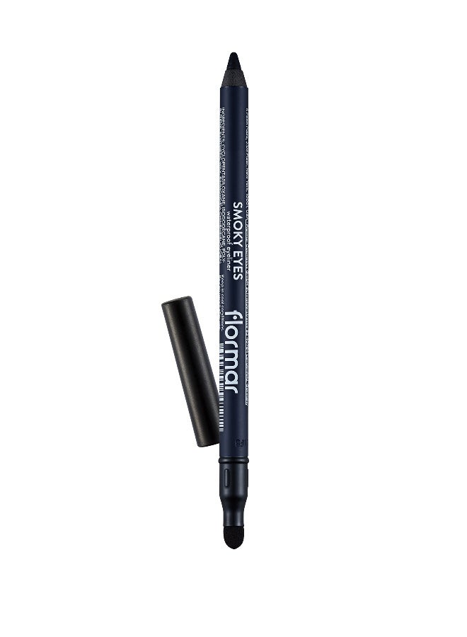 flormar Smokey Eyes Waterproof Eyeliner - 04 Royal Blue - Image 1