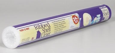 Warp's WarpS Ribbed Shelf Liner 24 W X 10ft L Non Adhesive Clear Set of 4