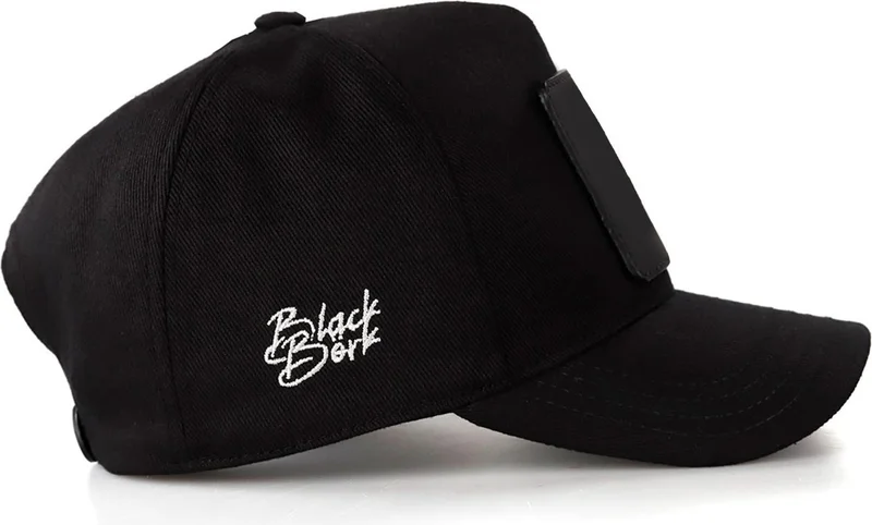 Black Börk BlackBörk V1 Baseball Bat - Unisex Black Cap with 1 Code Logo