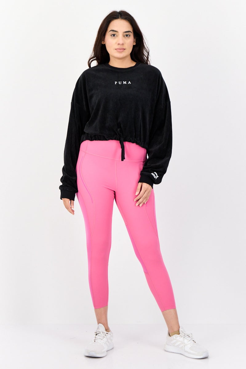 PUMA Women Sportswear Fit Long Sleeve Outdoor Sweatshirts, Black - Image 4