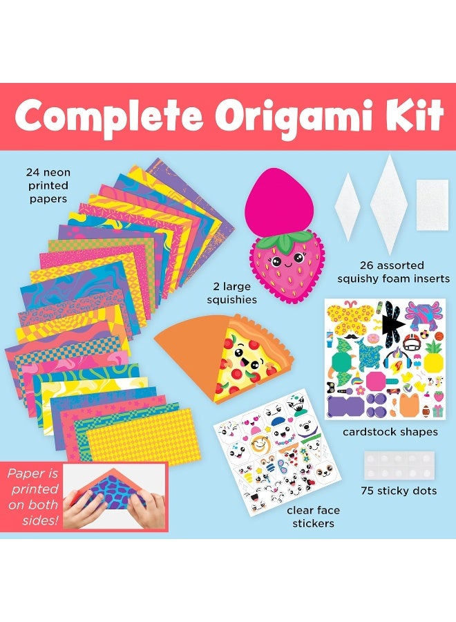 Creativity for Kids Origami Squishies Kit | Great Easter Basket Stuffers | Fold, Decorate & Squish 24 Bright Paper Creations | DIY Arts & Crafts for Kids to Build STEAM Skills & Creativity (Ages 7+) - Image 3