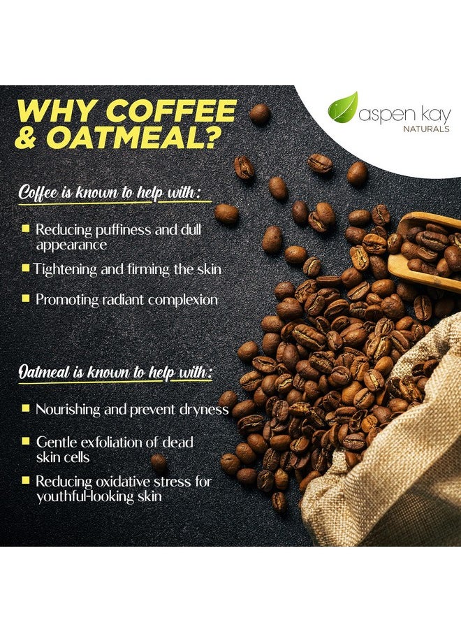 Aspen Kay Naturals - Coffee & Oatmeal Exfoliating Soap Natural And Organic Ingredients. A Wonderful Exfoliating Body Soap For Men & Women. Gmo Free. 4.5 Oz Bar (1 Pack) - Image 1