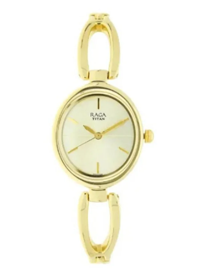 تيتان Titan Raga Viva Champange Dial Analog Watch for Women