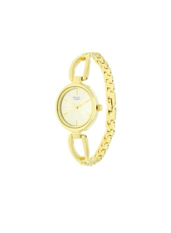 تيتان ساعة تايتان راجا فيفا مينا شامبين بعقارب للنساء - Image 2