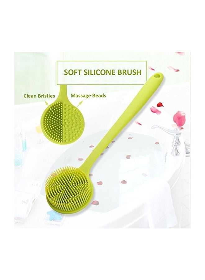Silicone Back Scrubber Green 14.8x3.3inch - Image 2