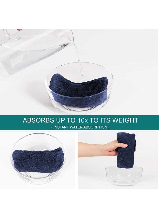 Sassoon Sassoon Venir Microfiber Hair Wrap Towel for Women (Denim Color, Free Size) with Smooth Texture Super Absorbent Quick Dry Hair Turban for Drying Hair - Image 4