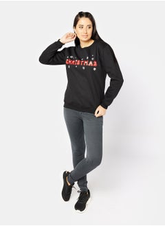 SWEATSHIRT For Women - BLACK - pzsku/Z767F882E69F72DFDFB39Z/45/_/1701360358/4d2f8e7e-b268-47f8-9941-fbb98a2d566a