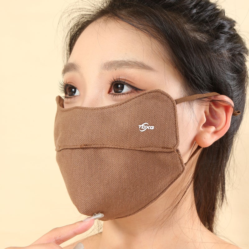 New Autumn Winter Warmth Mask Anti-Fog Unisex Matcha color - Image 2