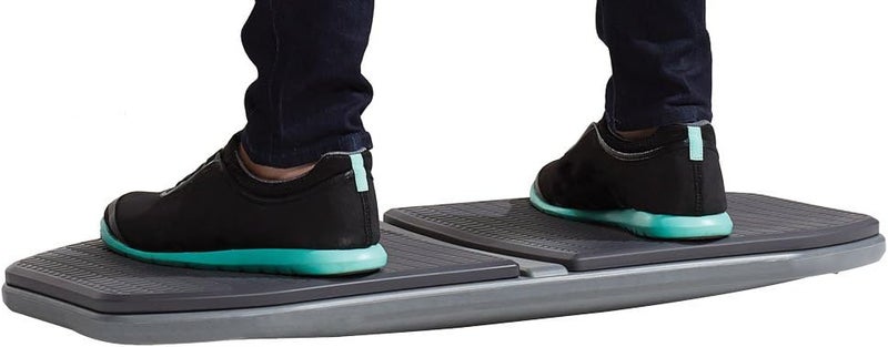 Gaiam Evolve Balance Board Standing Desk Anti Fatigue Wobble Board for Home Office Physical Therapy Exercise Equipment Stability Rocker for Constant Movement Increase Focus Floor Mat Alternative - Image 1