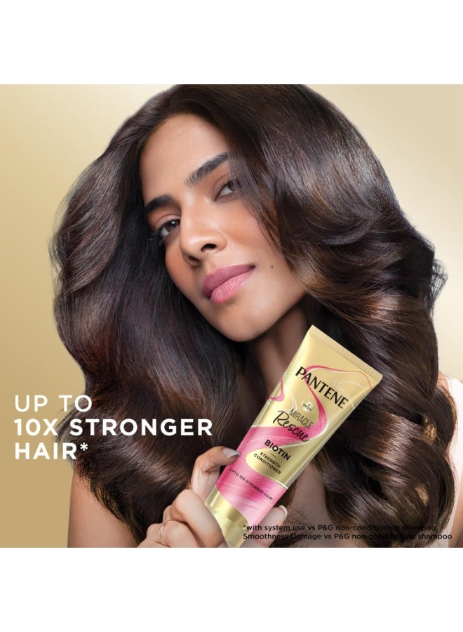 بانتين بلسم ميراكل ريسكيو بيوتين سترينث  لشعر أقوى 10 مرات | 200 مل، 1 قطعة - Image 3