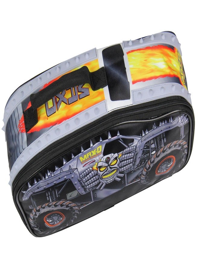 INTIMO Monster Jam Max-D Truck Shaped Insulated Big Large Work Lunch Box Bag - Image 4