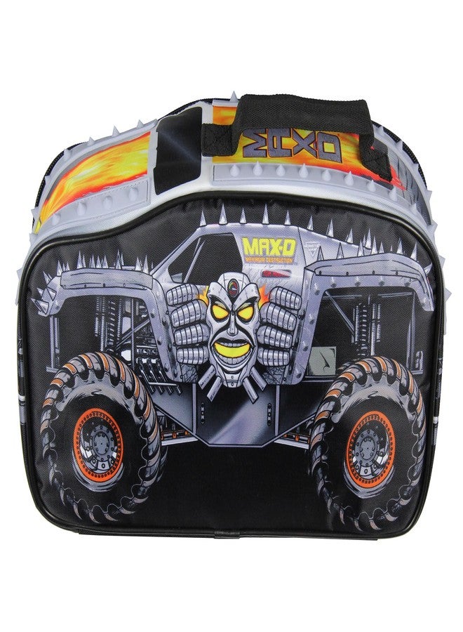 INTIMO Monster Jam Max-D Truck Shaped Insulated Big Large Work Lunch Box Bag - Image 5