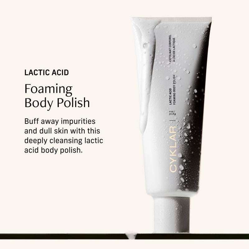 Cyklar Lactic Acid Body Polish â€“ Chemical Exfoliator with AHAs & Volcanic Pumice â€“ Added Glycerin for Skin Hydration â€“ Fragrance-Free, 11 fl oz - Image 2