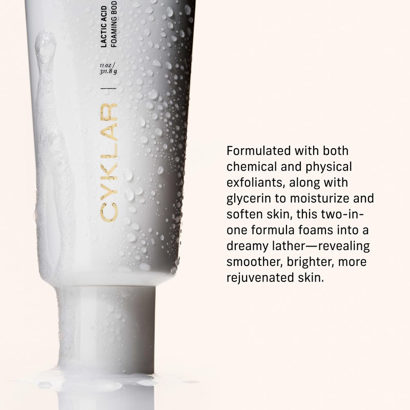 Cyklar Lactic Acid Body Polish â€“ Chemical Exfoliator with AHAs & Volcanic Pumice â€“ Added Glycerin for Skin Hydration â€“ Fragrance-Free, 11 fl oz - Image 3