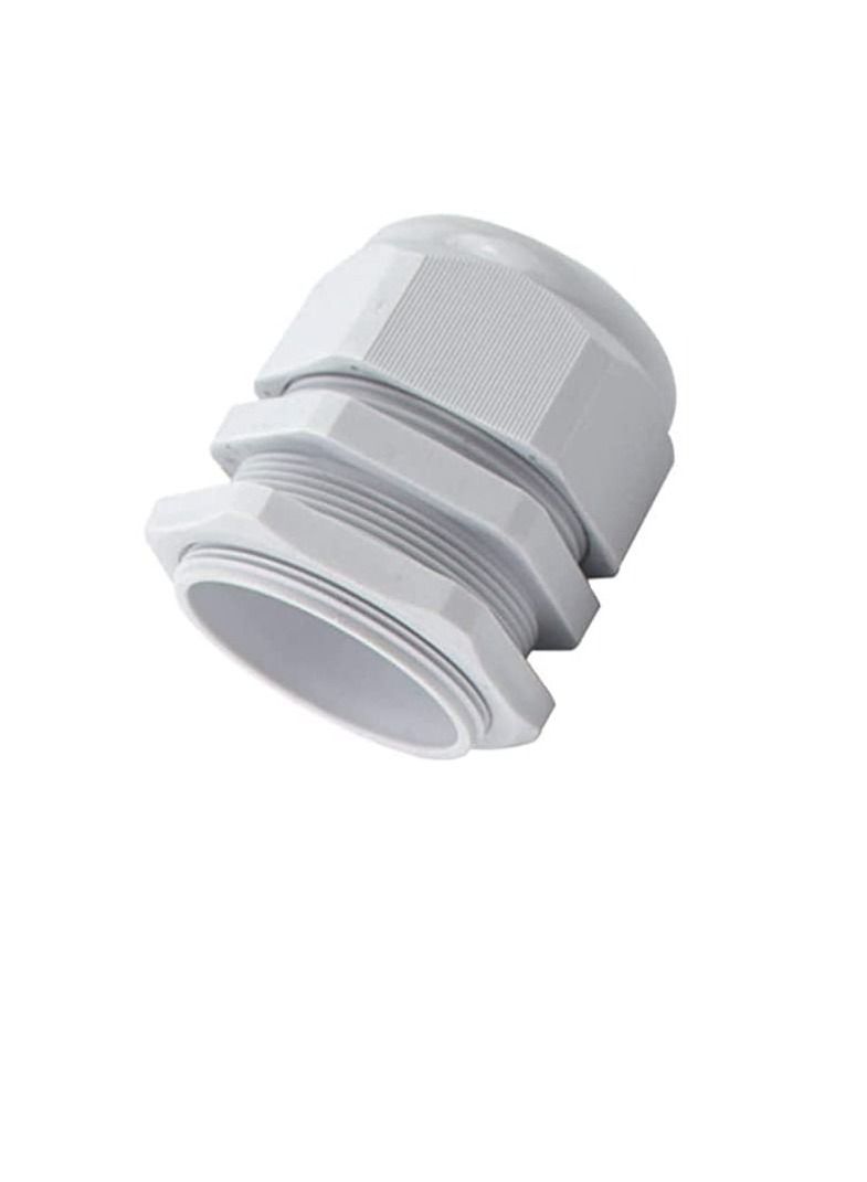 Armoured Cable Gland Kit for Outdoor Sockets and Junction Boxes & Industrial Use with Lock Nut PVC Shroud and Earth Tag (16S, A2) - Image 1