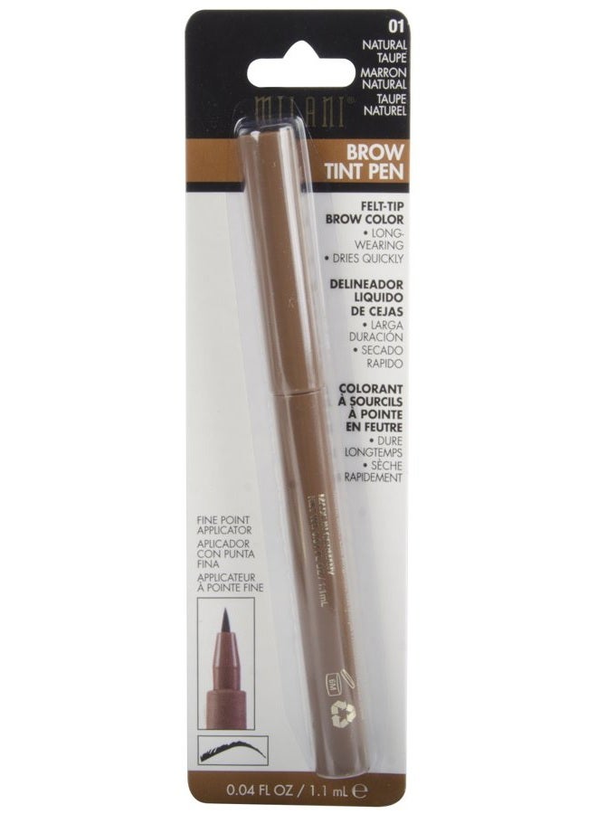 MILANI قلم تلوين الحواجب، توب طبيعي، 0.04 أونصة سائلة