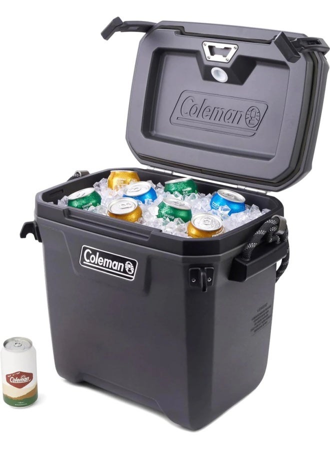 Coleman Convoy | Camping Cooler | 28 Quart/ 26.5 Litres | Grey - Image 3