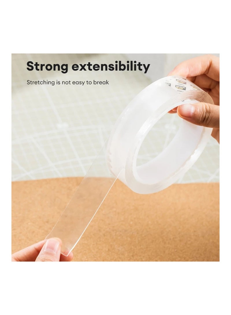 Deli شريط نانو مزدوج الجوانب متعدد الوظائف 24 مم × 1 م × 1 مم - Image 3