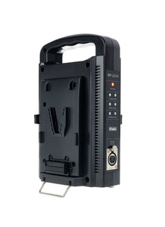 DMK Power BP-2CH V Mount V Lock Double Sided Quick Battery Charger, DC 16.5V Power Supply Output with 3m XLP DC Output Cable and 1.5m AC Adapter made for any V-Mount V-Lock Batteries