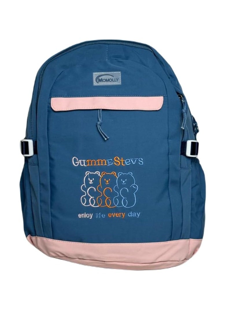QSHOP - Premium Quality School Backpack Laptop Backpack Waterproof Backpack with Plush Pendant Accessories for Teenagers Students Women (42 * 30 * 13cm) - Image 1