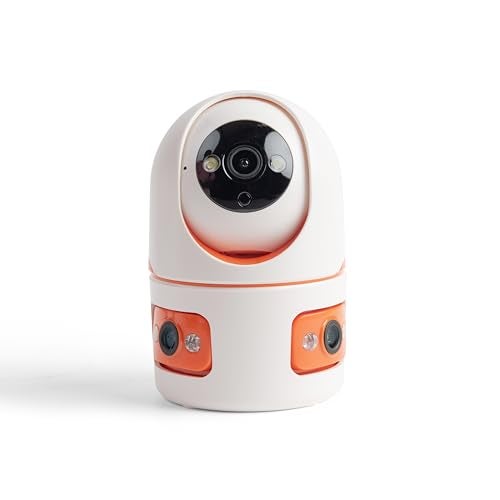 JK Vision V380 3 Lens Camera Smart WiFi 1080P Full HD Indoor Security Camera | 360° Pan Tilt Wireless IP Camera with Night Vision, Motion Detection, Two-Way Audio, Cloud & SD Card Storage. - Image 1