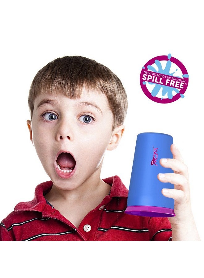 WOW GEAR كوب واو للأطفال كوب شرب 360 أصلي، أخضر مع غطاء برتقالي، 9 أونصات - Image 3