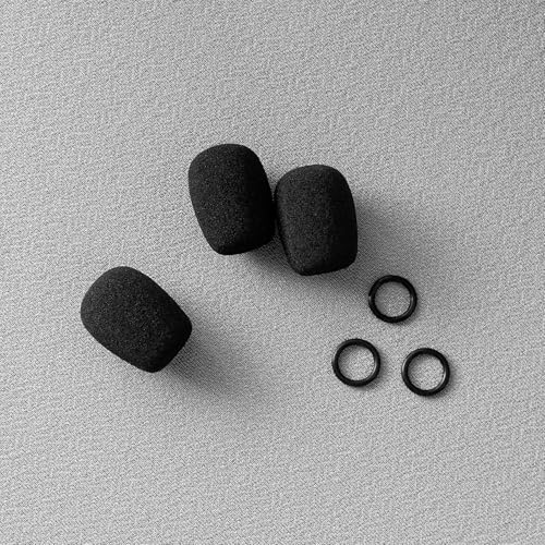 G GVOEARS GVOEARS Microphone Cover for Bose Aviation 20, 3 Pack Replacement Mic Foam for Bose Aviation X A10 A20 A30 Headset, WindScreen Pop Filter Sponge (Black) - Image 4