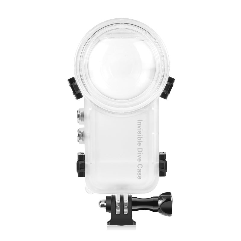 Waterproof Housing For Insta360 X4: 50M Depth Protection, Seamless 360-Degree Vision, Crystal Clear PMMA Lens - Durable 10H PC Shell for Diving, Snorkeling, Water Sports - Image 1