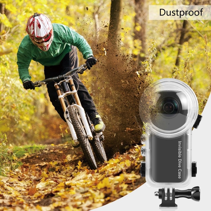 Waterproof Housing For Insta360 X4: 50M Depth Protection, Seamless 360-Degree Vision, Crystal Clear PMMA Lens - Durable 10H PC Shell for Diving, Snorkeling, Water Sports - Image 2