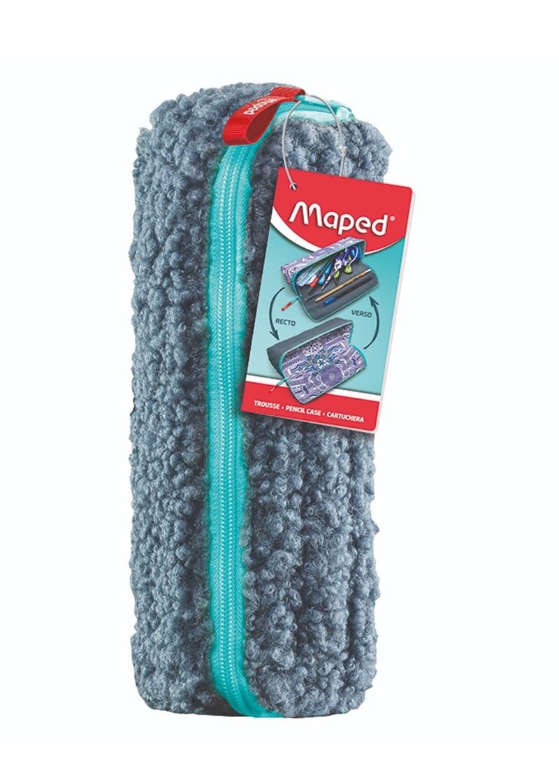Maped Maped Pencil Case  Effect Blue  - Image 1