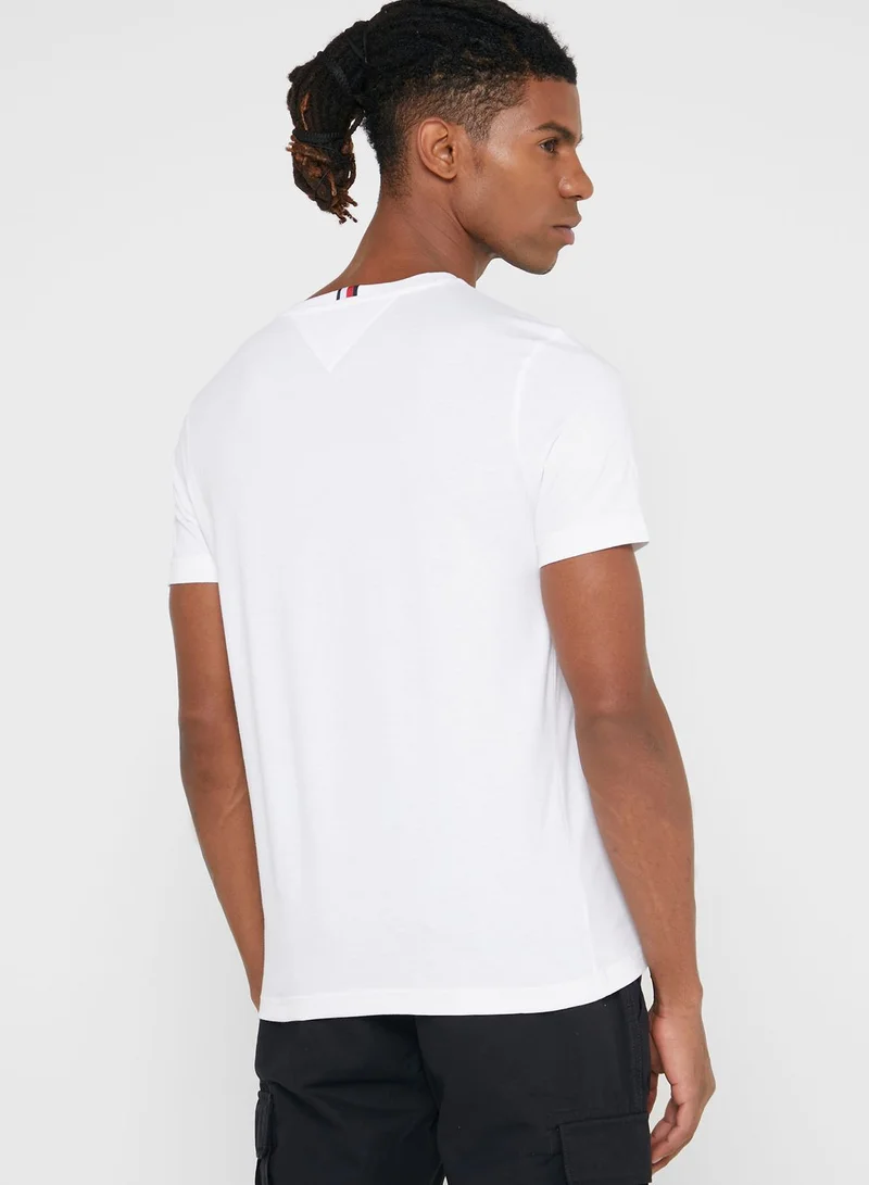TOMMY HILFIGER Hawaiian Flag Crew Neck T-Shirt