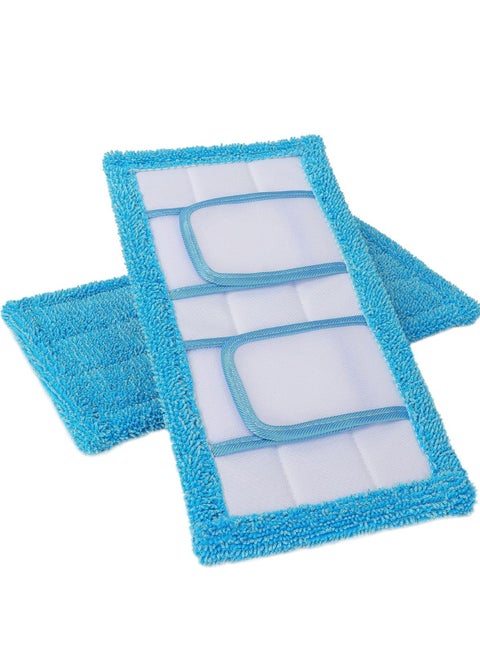 2 Pack Reusable Mop Pads Compatible with Swiffer Sweeper Mop - Washable Microfiber Mop Replacement Pads Refills