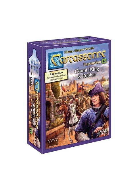 Carcassonne Count King & Robber Board Game Expansion 6 ; Family Board Game ; Board Game For Adults And Family ; Strategy Board Game ; Medieval Adventure Board Game ; 2 6 Players ; Made By Z Man Games