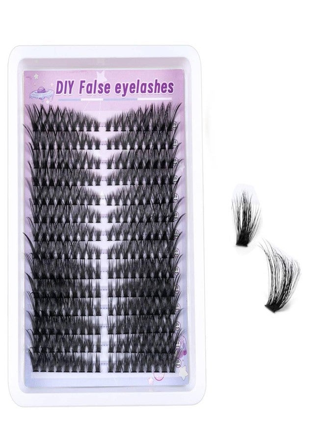 MAYCREATE® 252PCS Wispy Lash Clusters Natural Eyelash Clusters 60D Cluster Eyelash Extensions 8-16mm Mix Thin & Invisible Lashes Individual Lashes DIY Lash Extension at Home - Image 1