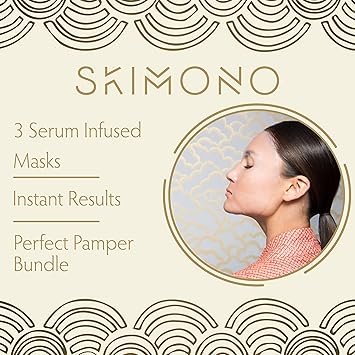 Skimono مجموعة ماسكات ترطيب متقدمة من سكي مونو - 3 ماسكات للوجه واليدين والقدمين مع الألوة فيرا والخيار وزبدة الشيا - Image 2