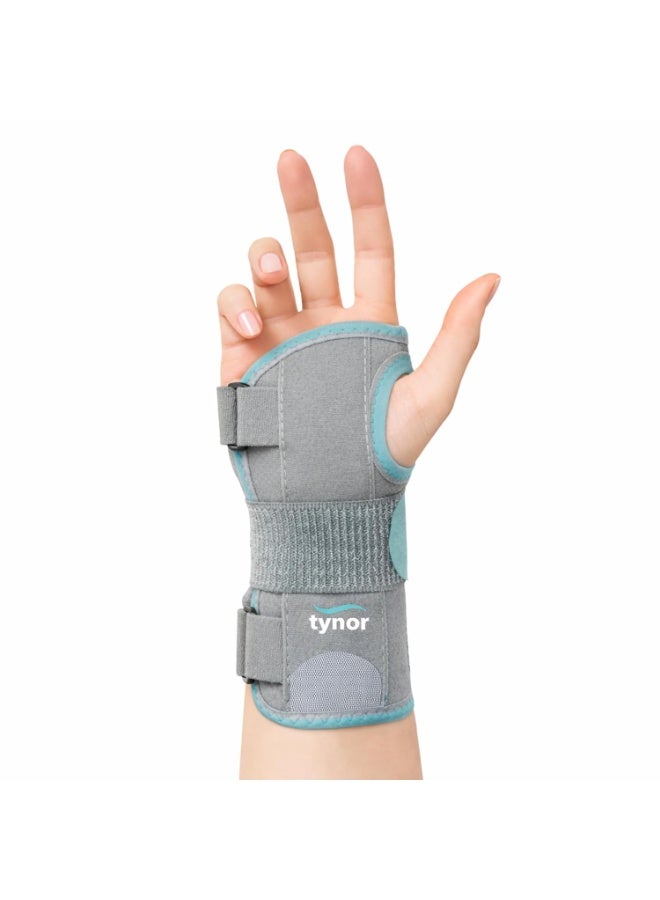 تاينور جبيرة المعصم من TYNOR - للاستخدام بكلتا اليدين، رمادي، مقاس متوسط، قطعة واحدة - Image 1