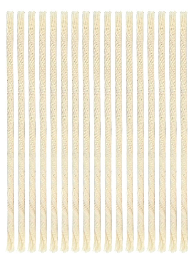 Ner Mitzvah Natural Smokeless Cotton Wicks - 50 Count (Approx.) 58 Ply Medium Thickness for Oil Cup Candle - Replacement Wicks - Image 2