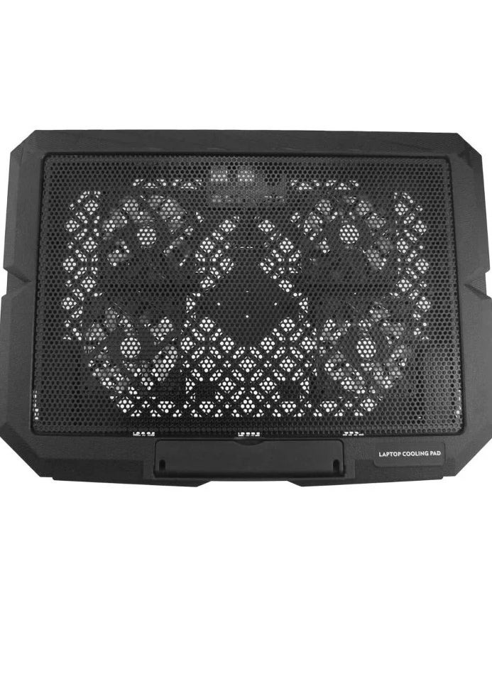 Crash - Laptop fan - from Crutch Fan - C4000 4 fan - 17 inches - powerful cooling - designed to fit all laptops - adjustable to get cool cooling - operates with complete quiet touch - silent mode - weight - black. - Image 1